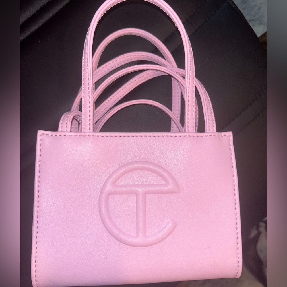 Bubblegum telfar mini. Lightly worn. Great condition !